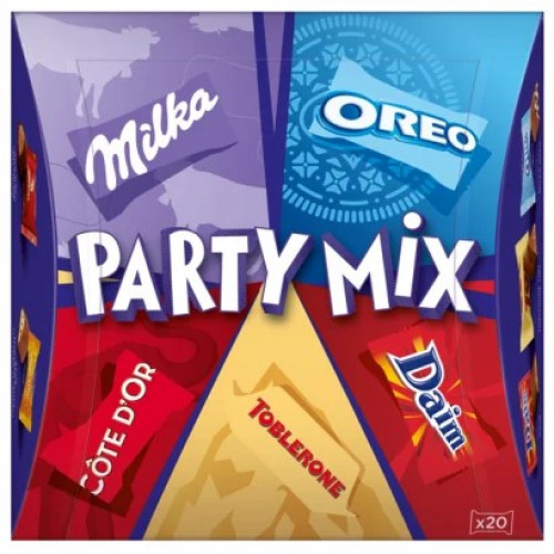 Milka Tejcsokoládé válogatás 159g PartyMIX