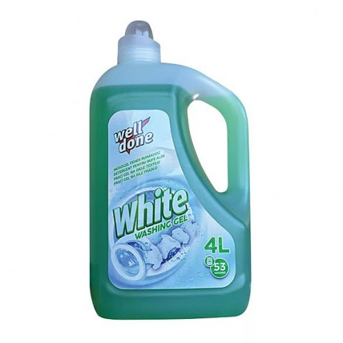 Fine Folyékony mosógél 4L fehér ruhákhoz