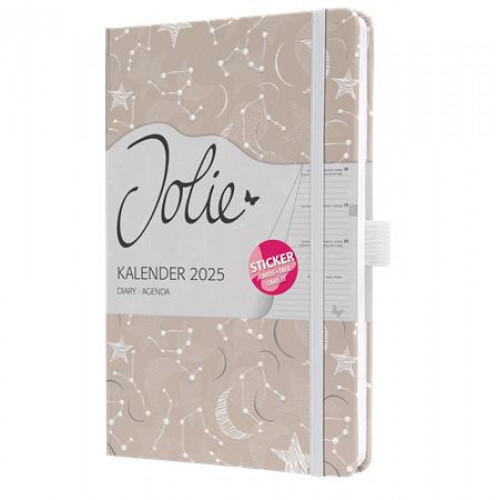 Sigel Naptár A5 heti kemény borító Jolie Cosmic Fantasy Beige (2025)