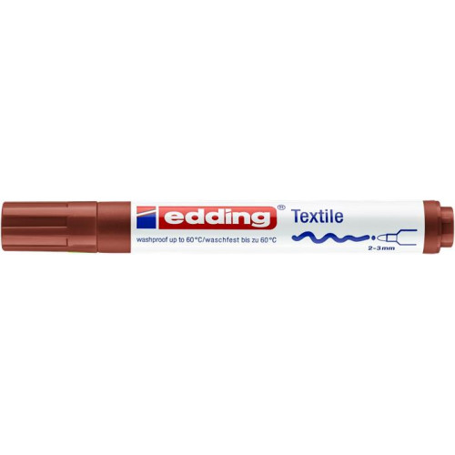 Edding Textilmarker 2-3mm kúpos 4500 barna