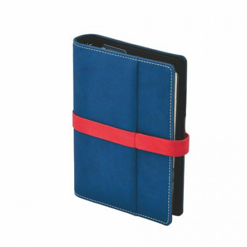 Saturnus Kalendárium gyűrűs betétlapokkal L műbőr 225 kék-piros