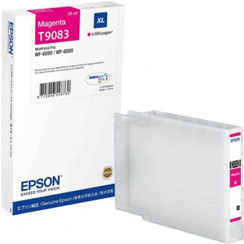 Epson T908340 Tintapatron Workforce Pro WF-6090 WF-6590 nyomtatókhoz magenta 4k