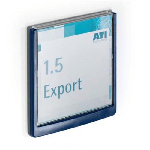 Durable Információs tábla 149x148,5mm CLICK SIGN kék