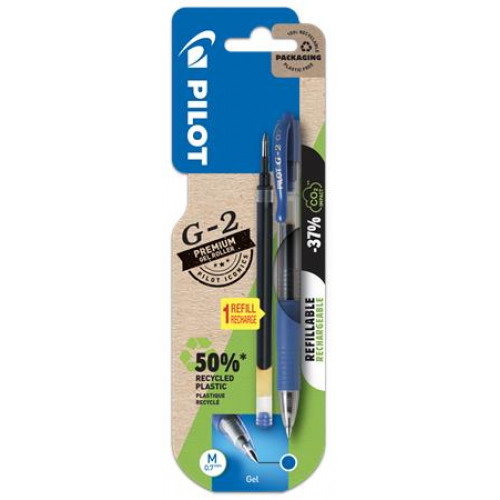 Pilot Zseléstoll 0,32mm nyomógombos G-2 kék + betét