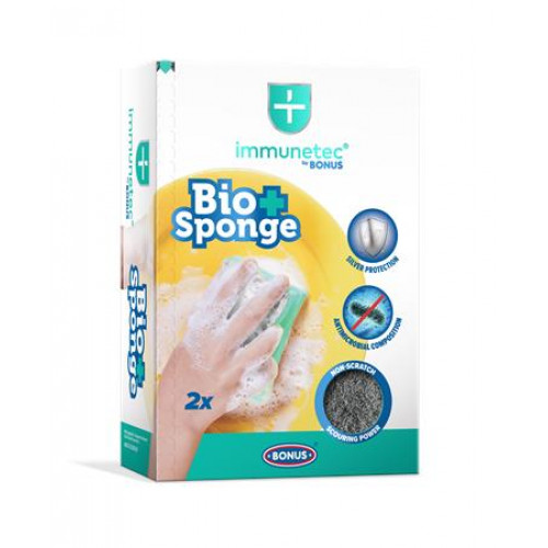 Bonus Mosogatószivacs 2db Bioactive Sponge Immunetec