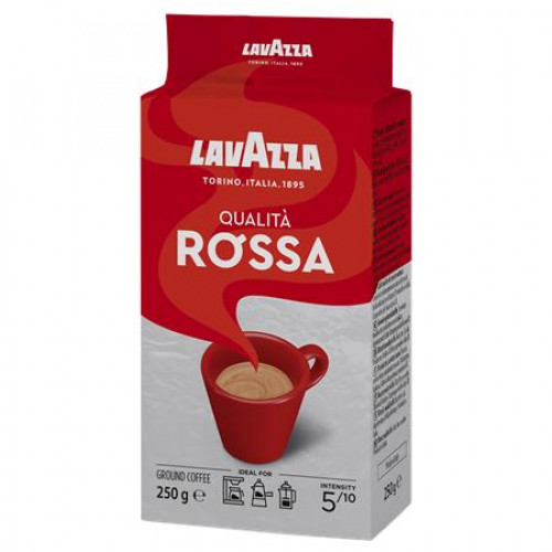 Lavazza Kávé pörkölt őrölt 250g Rossa