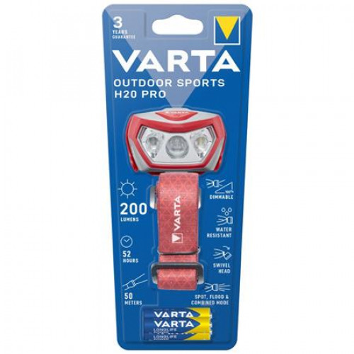 Varta Fejlámpa LED kültéri H20 Pro