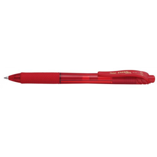 Pentel Zseléstoll 0,35mm nyomógombos EnerGelX BL107 piros