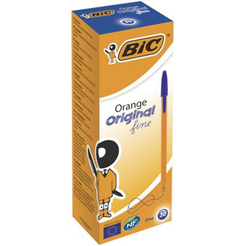 Bic Golyóstoll 0,3mm kupakos Orange Original Fine kék
