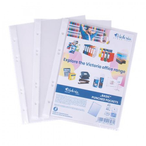 Victoria Office Genotherm lefűzhető A5 40mikron víztiszta