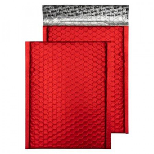 Blake Légpárnás tasak C5+ 250x180mm metál matt piros