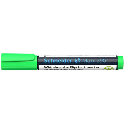 Schneider Tábla- és flipchart marker 2-3mm kúpos Maxx 290 világoszöld