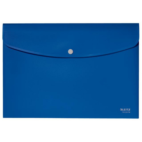 Leitz Irattartó tasak A4 PP patentos Recycle kék