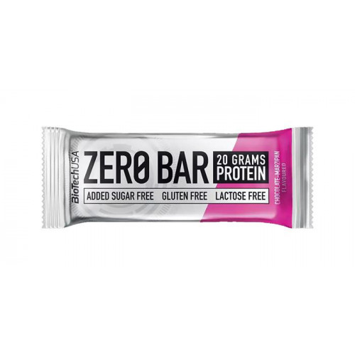 BioTechUSA Fehérjeszelet gluténmentes 50g Zero Bar csokoládé-marcipán