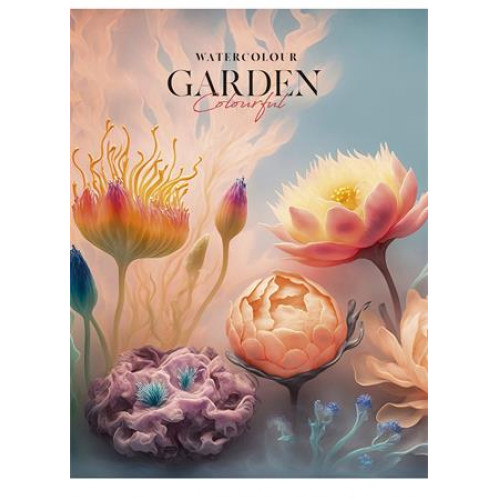 Shkolyaryk Füzet tűzött A5 kockás 48lap Garden vegyes