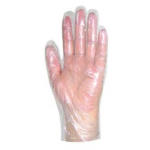 Fóliakesztyű egyszer használatos M méret