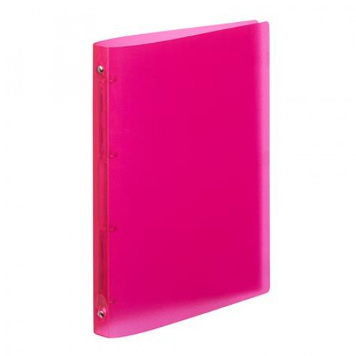 Viquel Gyűrűs könyv 4 gyűrű 25mm A4 PP Propyglass málnapiros