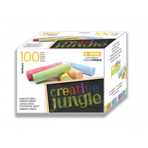 Táblakréta kerek Creative Jungle színes