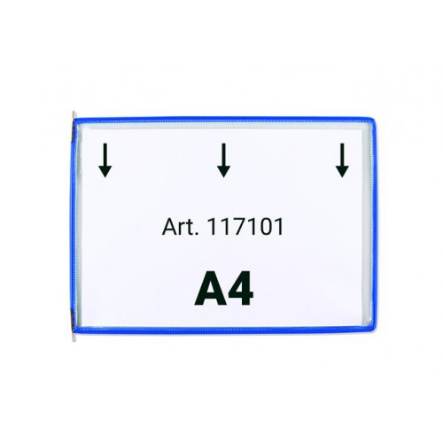 Djois Bemutatótábla A4 fekvő felül nyitott kék
