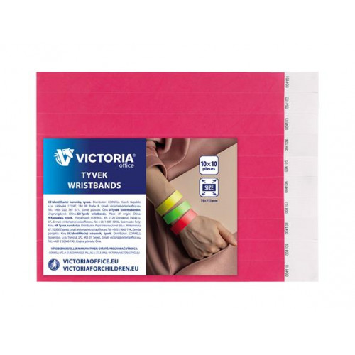 Victoria Office Karszalag 3/4 tyvek neon rózsaszín