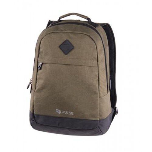 Pulse Hátizsák notebook tartóval Bicolor Olive zöld