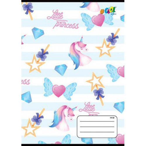 Cool By Victoria Füzet tűzött A5 vonalas 32lap 1. osztály Princess 14-32