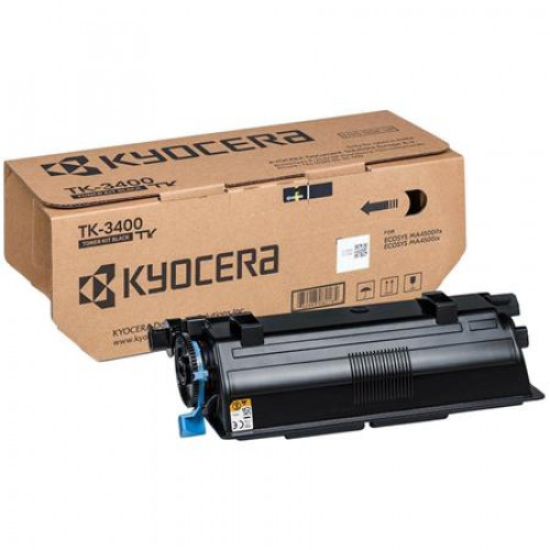 Kyocera TK3400 Lézertoner ECOSYS MA4500fx MA4500x PA4500x nyomtatókhoz fekete 12,5K