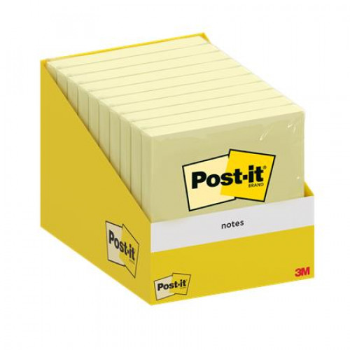 3M Postit Öntapadó jegyzettömb 76x76mm 100lap kanári sárga