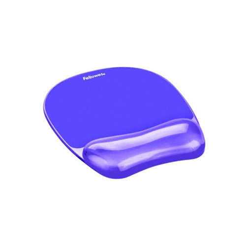 Fellowes Egéralátét csuklótámasszal géltöltésű CrystalsGel lila