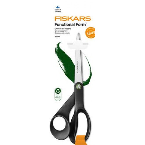 Fiskars Olló általános 21cm Functional Form Renew fekete