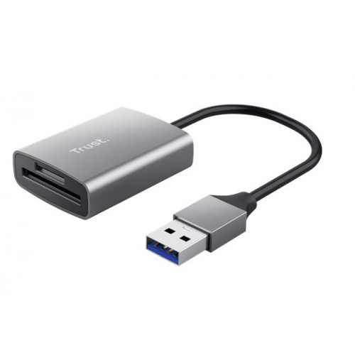Trust Kártyaolvasó SD + MicroSD kártyához USB 3.2 gen1 Dalyx ezüst