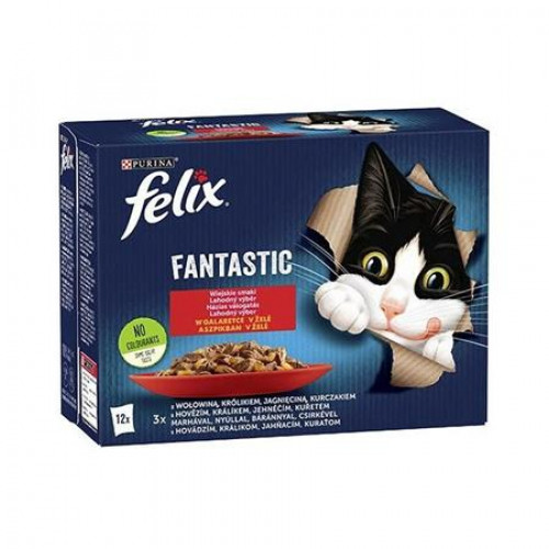 Felix Macskaeledel 12x85g Fantastic házias válogatás