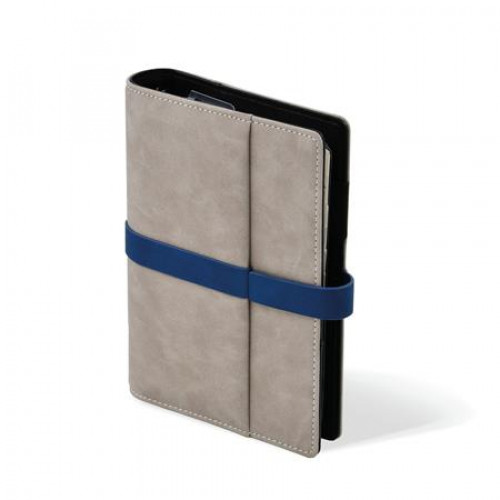 Saturnus Kalendárium gyűrűs betétlapokkal L műbőr 225 szürke-kék