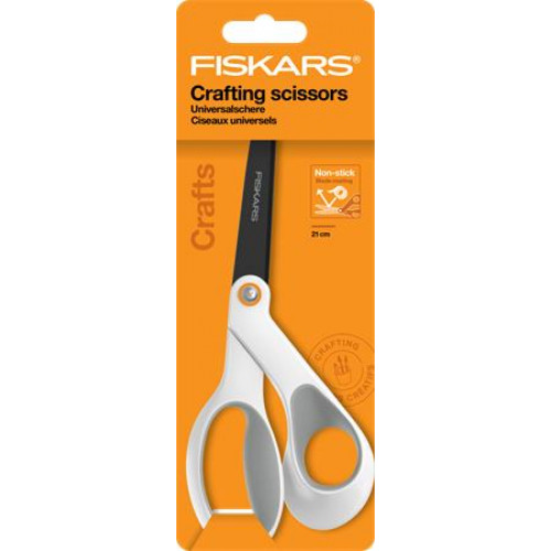 Fiskars Olló általános tapadásmentes 21cm Titanium fehér