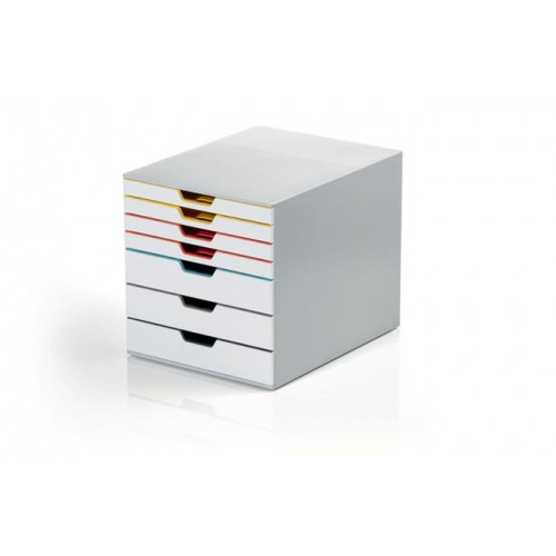 Durable Irattároló műanyag 7 fiókos VARICOLOR MIX 7 színes