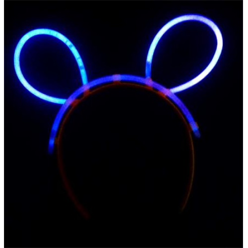 Fejpánt sötétben világító műanyag neon színek