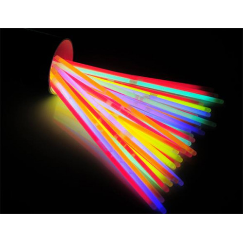 Karkötő sötétben világító műanyag 100db vegyes színek