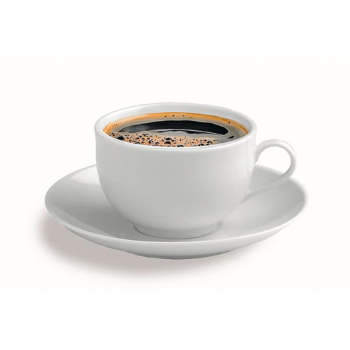 Kávéscsésze+alj fehér 20cl 6db-os szett Economic Roma
