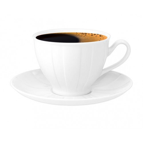 Rotberg Mokkáscsésze+alj fehér 10cl 6db-os szett Oslo
