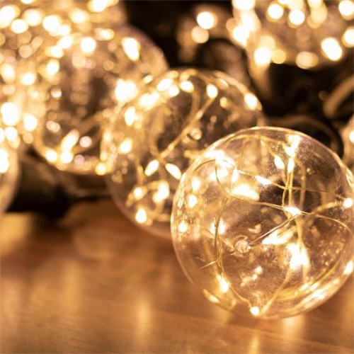 Home Fényfüzér kül- és beltéri 200db microLED melegfehér 4,5m Party