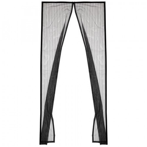 Home Szúnyogháló mágneses ajtóra 90x210cm fekete