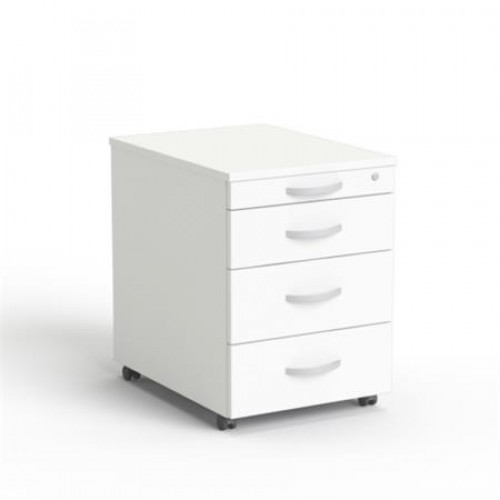 Mayah Görgős konténer 4 fiókos Freedom SV-15 fehér