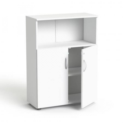 Mayah Szekrény 3 rendező magas kombinált polcos Freedom SV-09 fehér