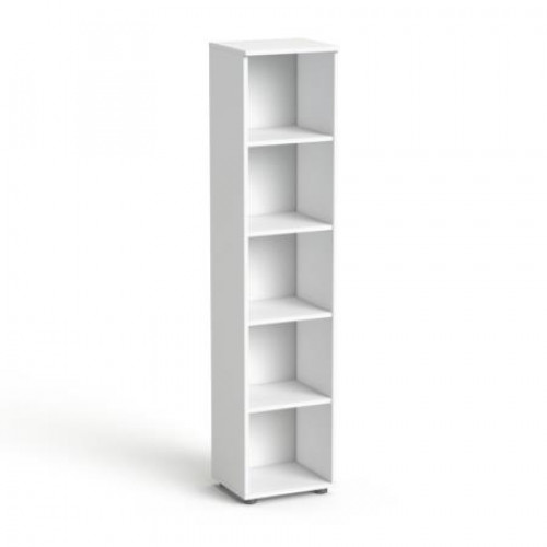 Mayah Szekrény 5 rendező magas nyitott polcos keskeny Freedom SV-03 fehér