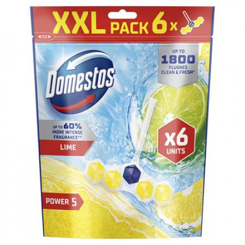 Domestos WC illatosító golyók 6x50gr Power 5 lime