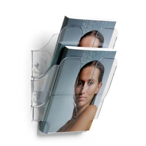 Durable Prospektustartó fali álló A5 FLEXIPLUS 2 áttetsző