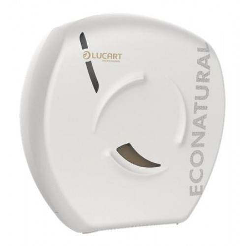 Lucart Toalettpapír adagoló 35,7x35,2x14,2cm EcoNatural Flow Jumbo fehér