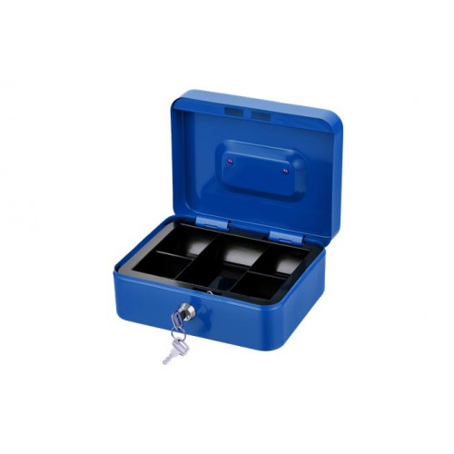 Q-Connect Pénzkazetta 200x160x90mm kék