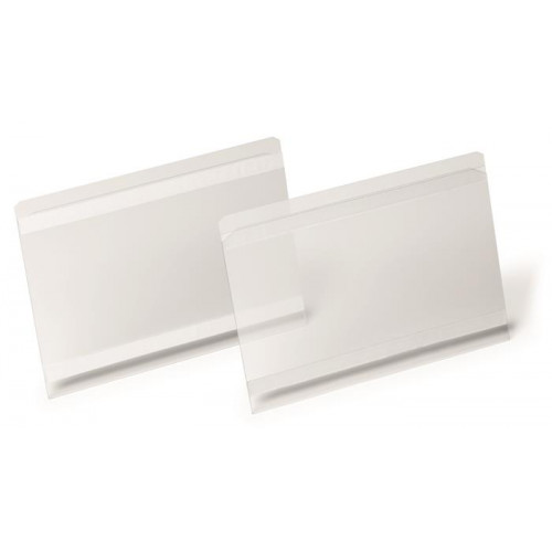 Durable Logisztikai zseb A5 fekvő HARD COVER öntapadó csíkkal átlátszó