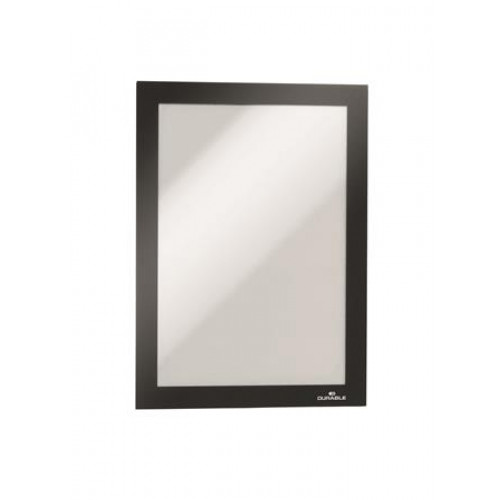 Durable Infokeret A5 öntapadó háttal mágneses előlappal DURAFRAME ezüst-fekete